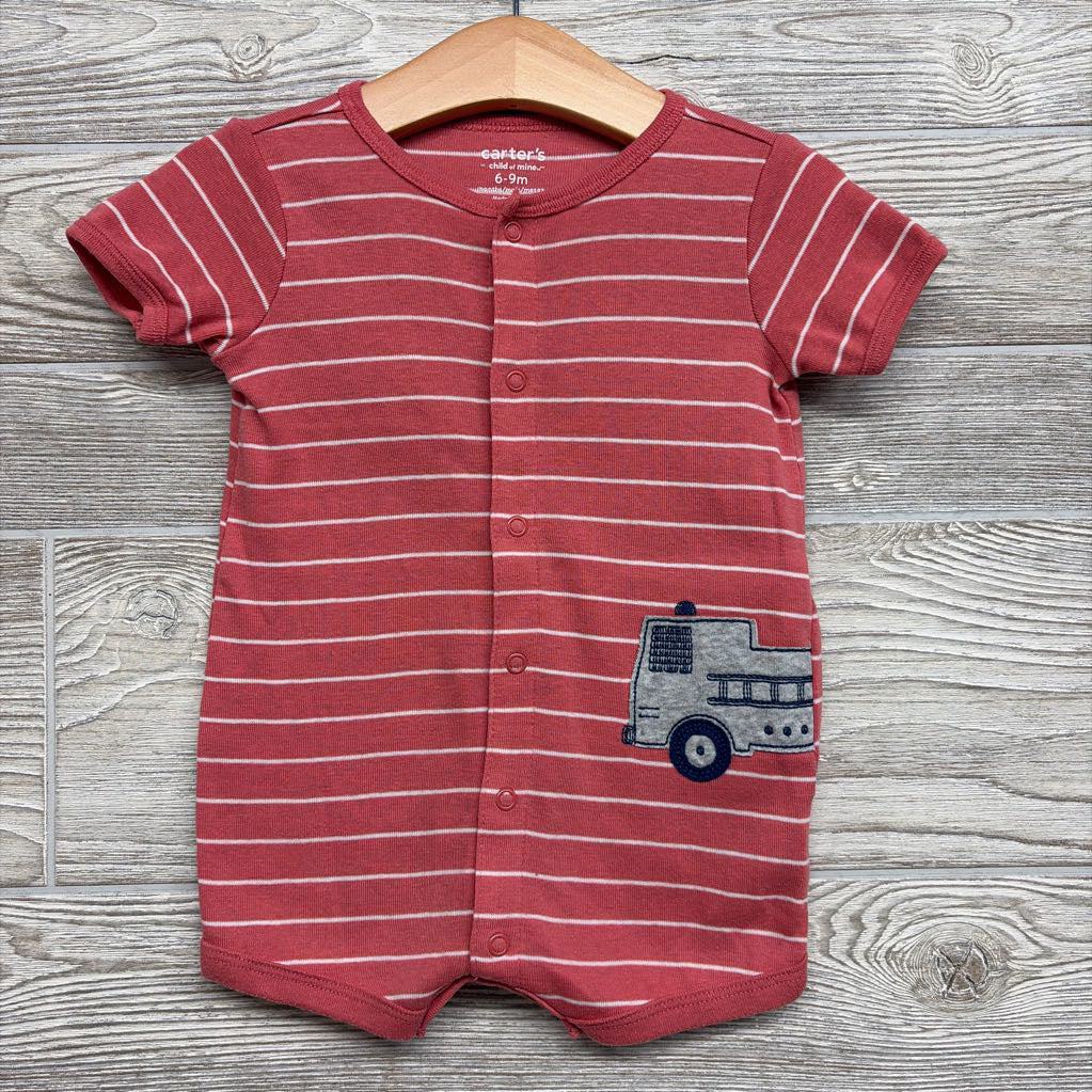 Creeper Stripes Firetruck 6-9M