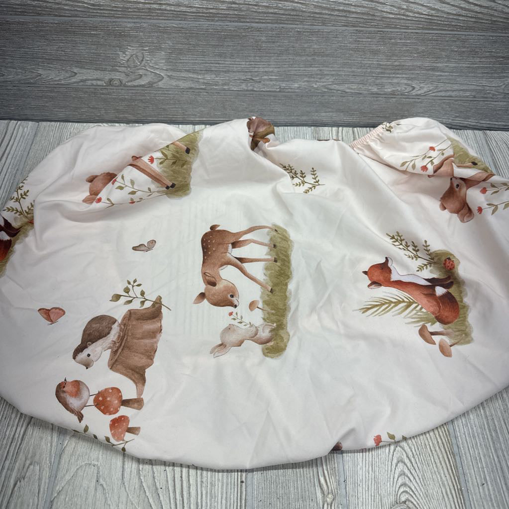 Bassinet Sheet Squirrels Deer Fox