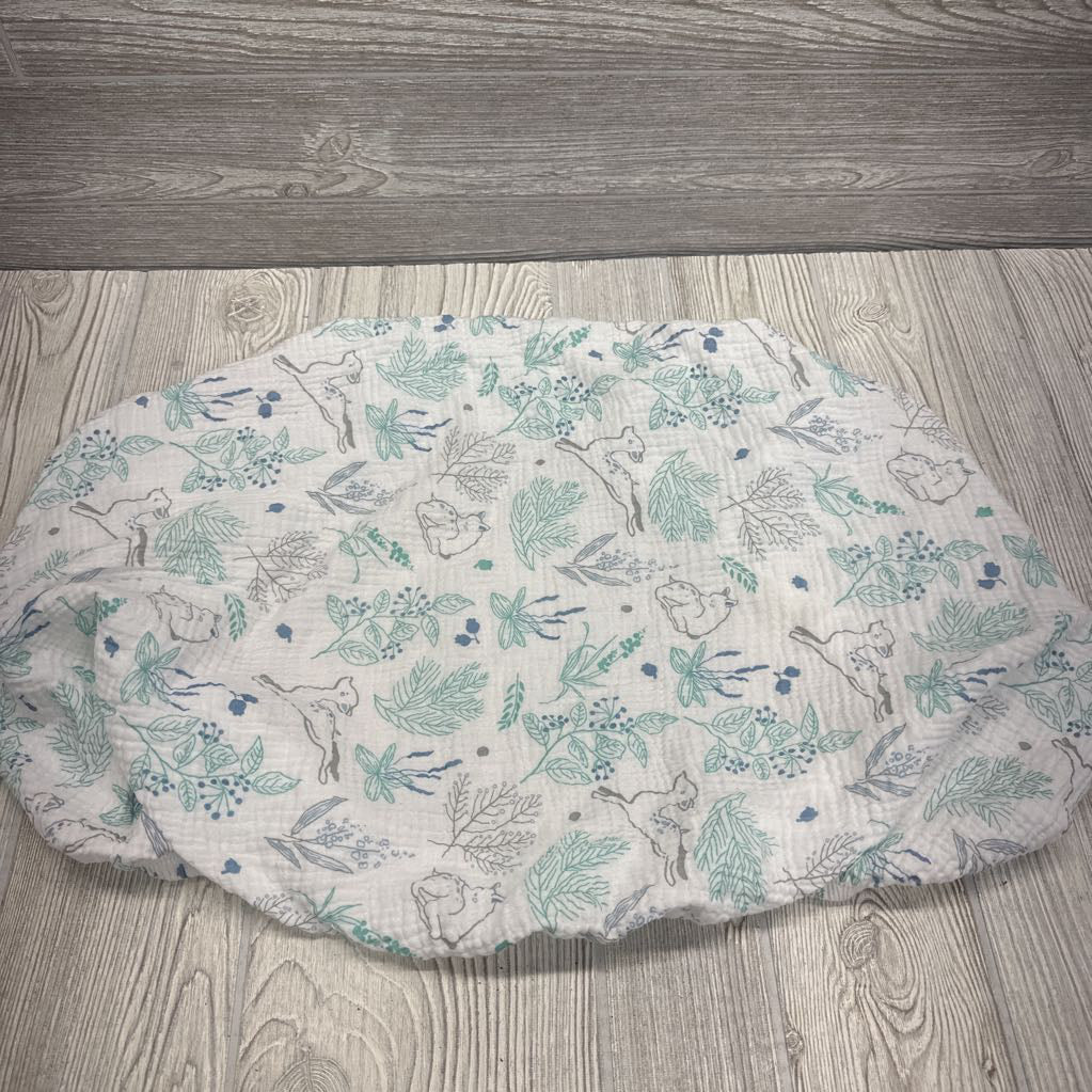 Muslin Bassinet Sheet Flowers