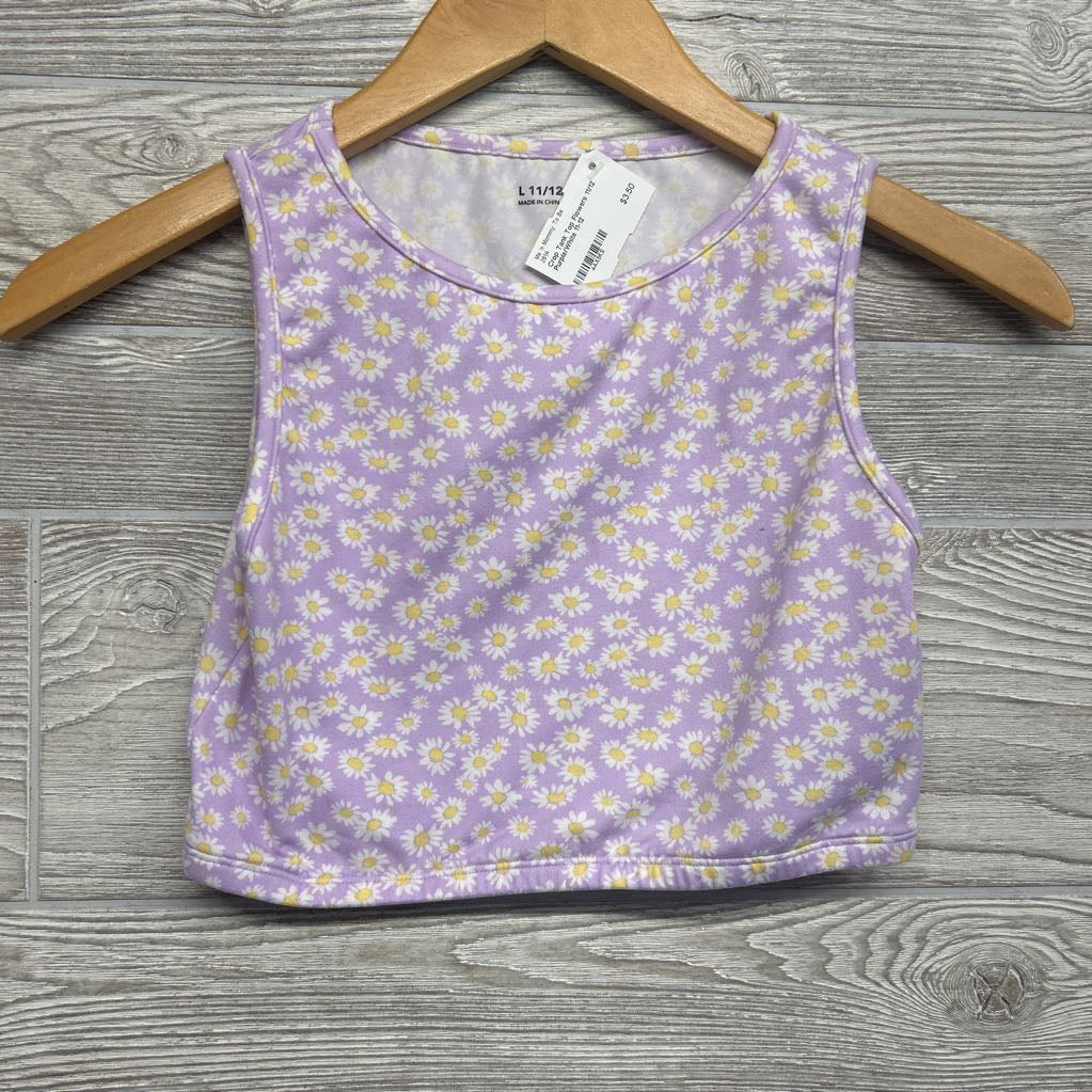 Crop Tank Top Flowers 11/12