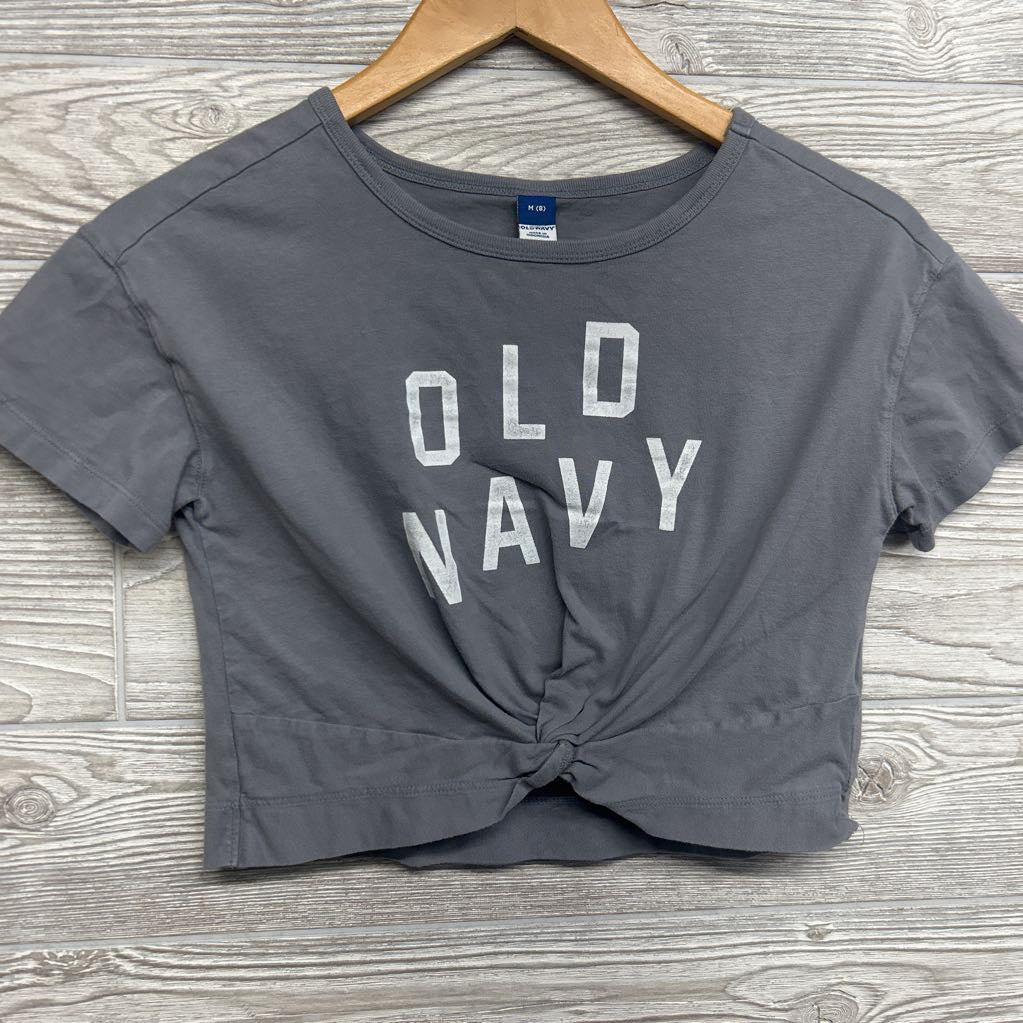 Front Twist Crop Shirt Logo 8