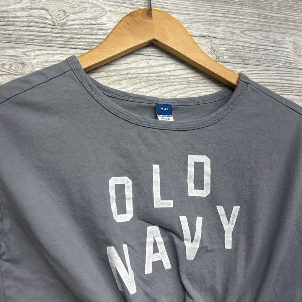 Front Twist Crop Shirt Logo 8