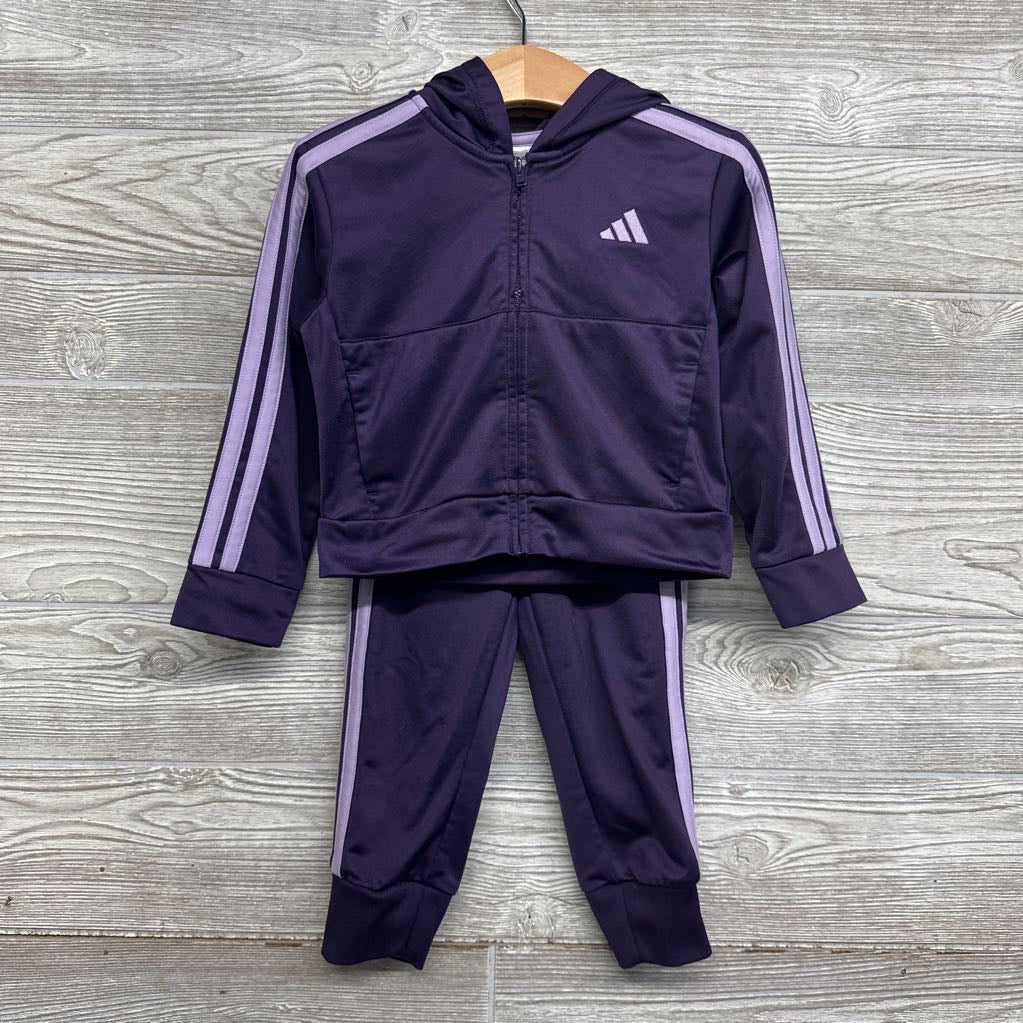 Full Zip Active Hoodie & Joggers 3 Stripes 3T