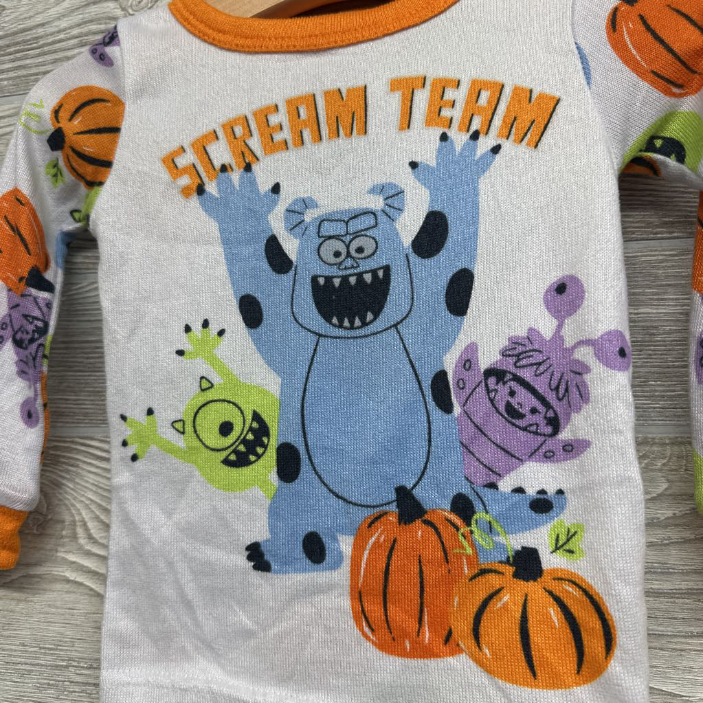 2 Pc LS PJs Scream Team Monsters Inc. 18M