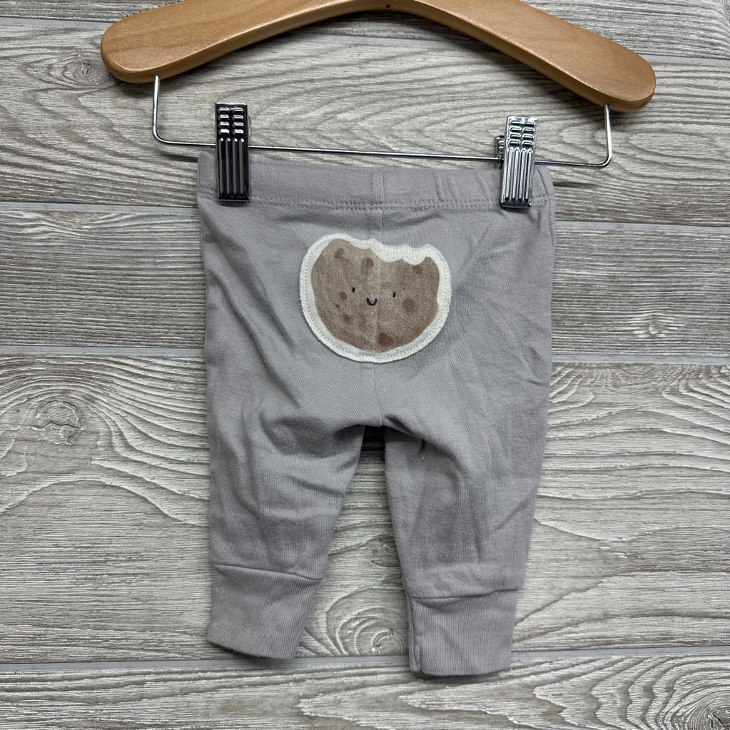 2 Pk Bodysuits We Belong Together Cookies Milk & Pants Stripes 3M