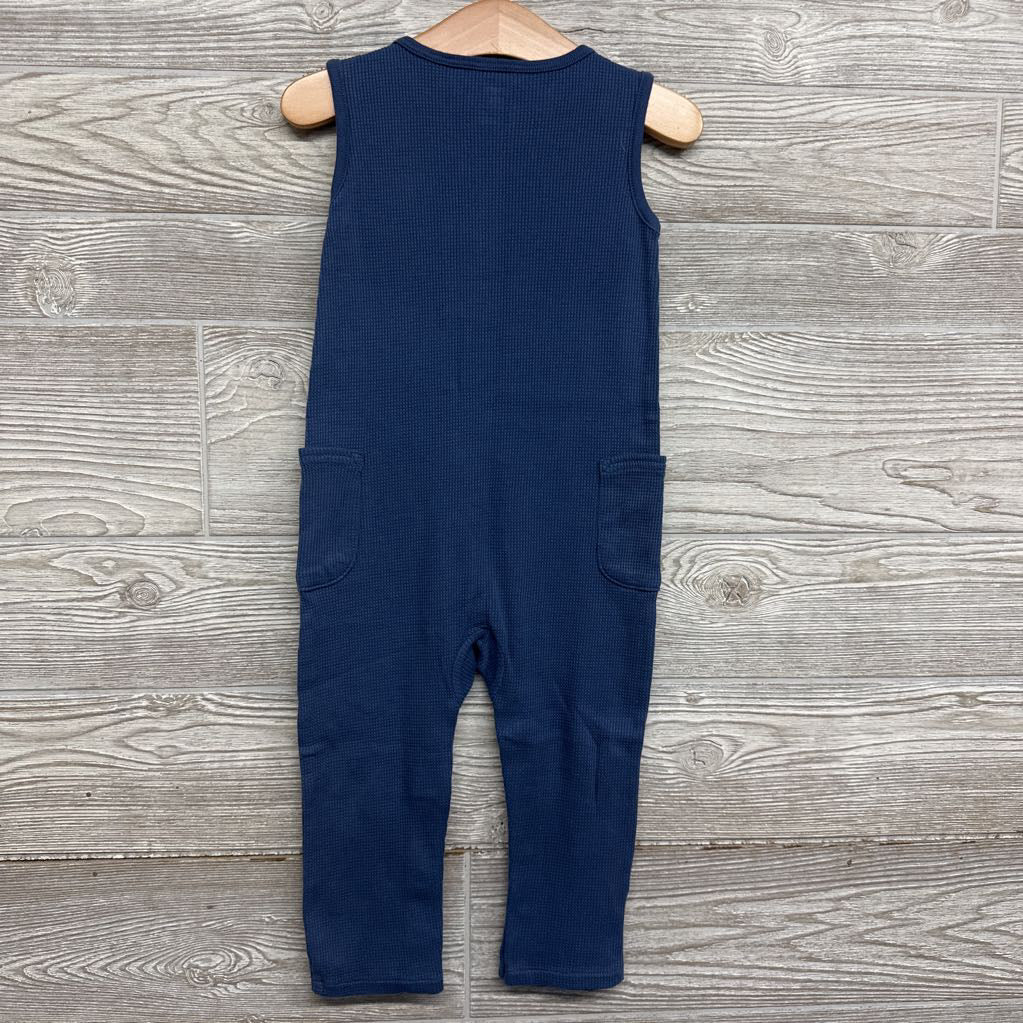 Tank Waffle Knit Outfit Airplane 24M