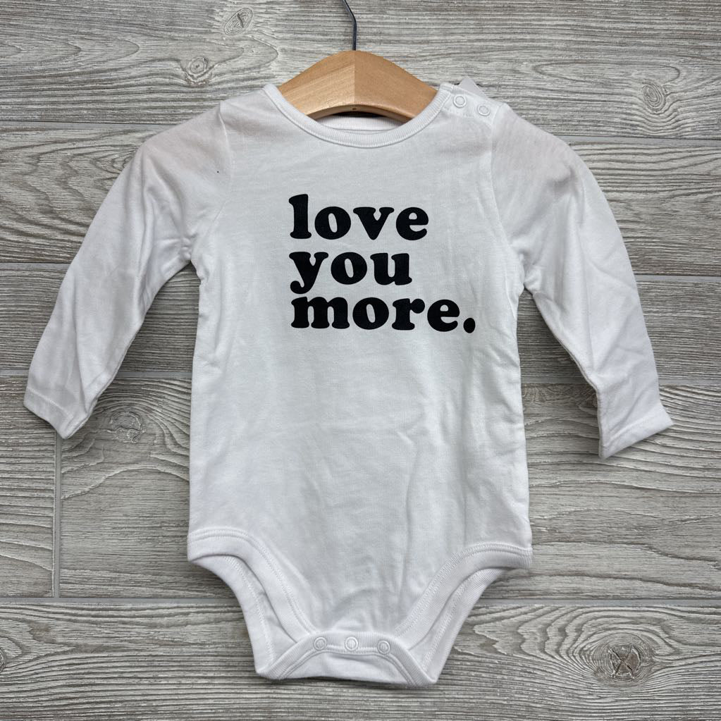 NEW LS Bodysuit Love You More 12M