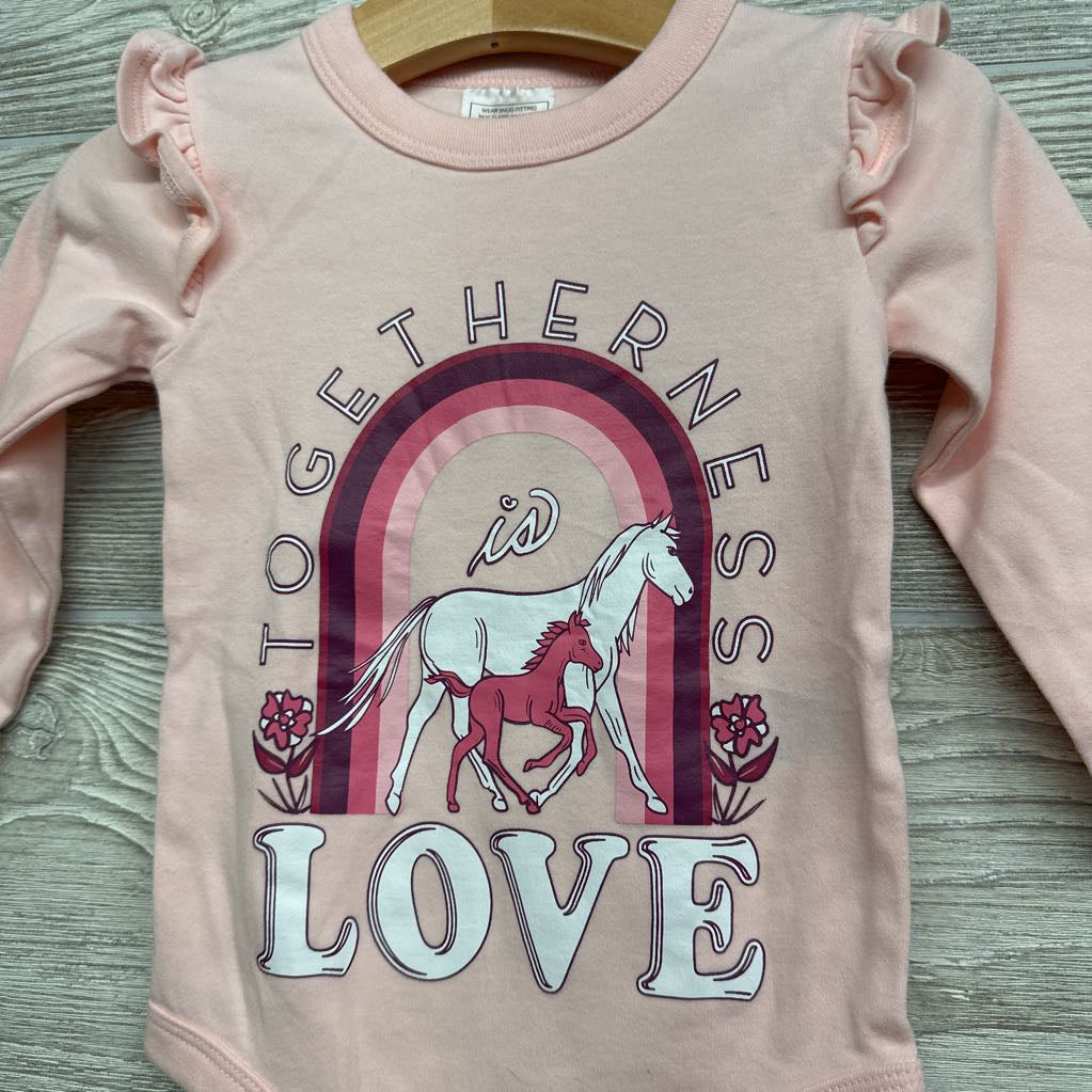 LS Bodysuit Togetherness Love 12M