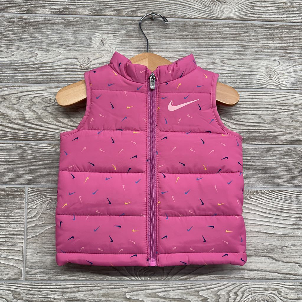 Puffer Vest Swooshes 12M
