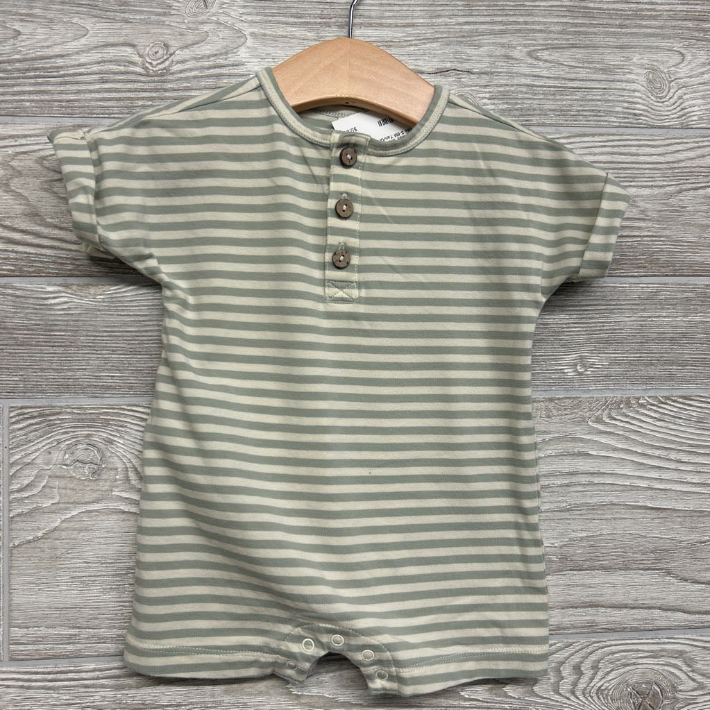 Shorty Romper Stripes 3-6M