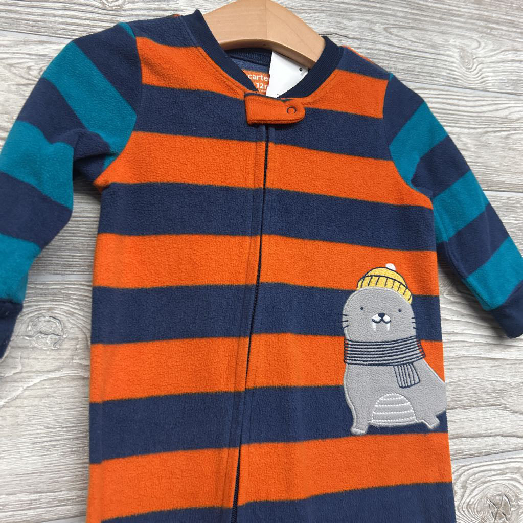 Blanket Sleeper Walrus & Stripes 12M