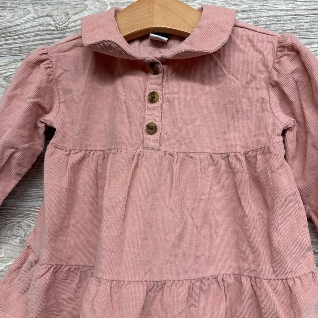 Tiered Corduroy Dress 6-12M
