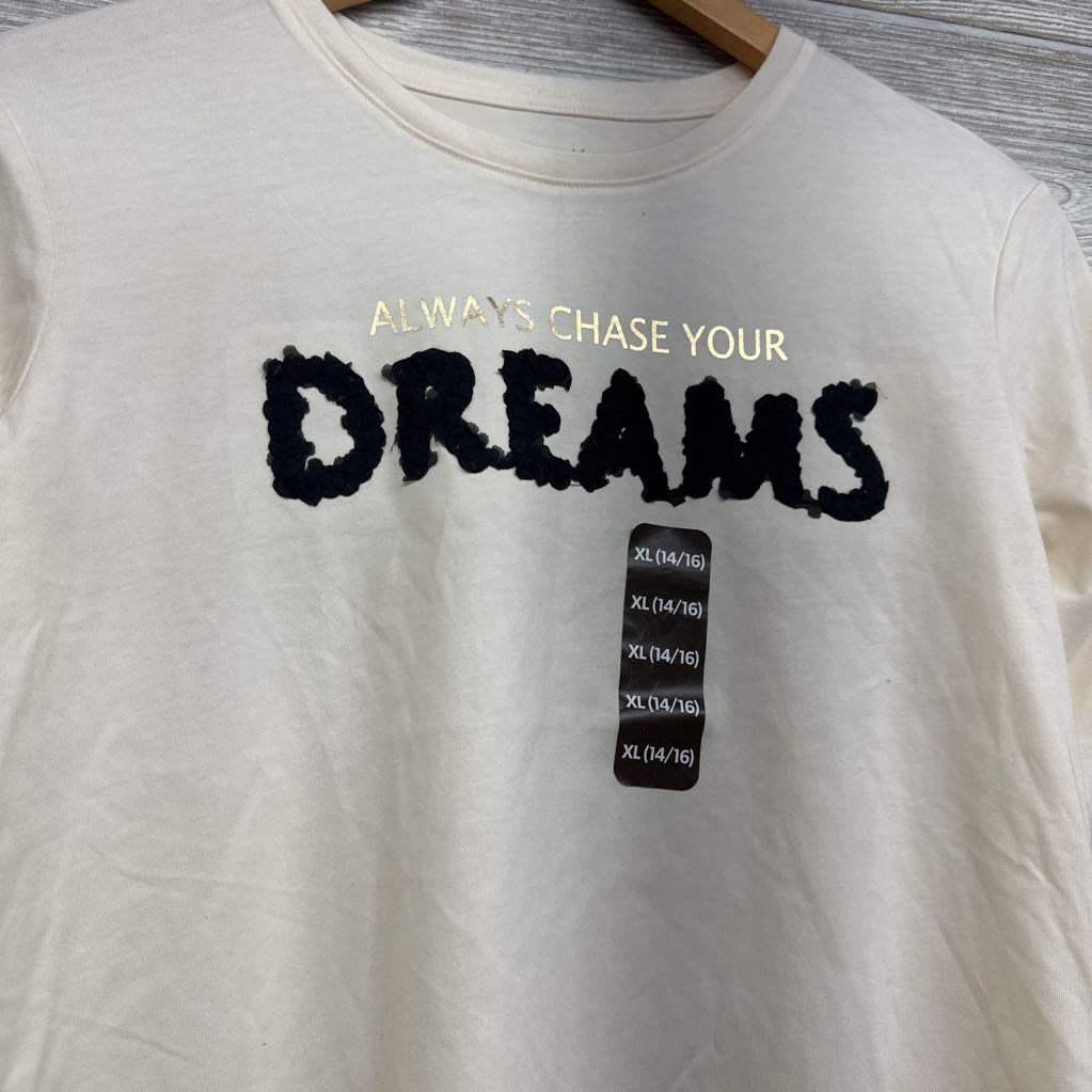 NEW LS Shirt Always Chase Your Dreams 14-16