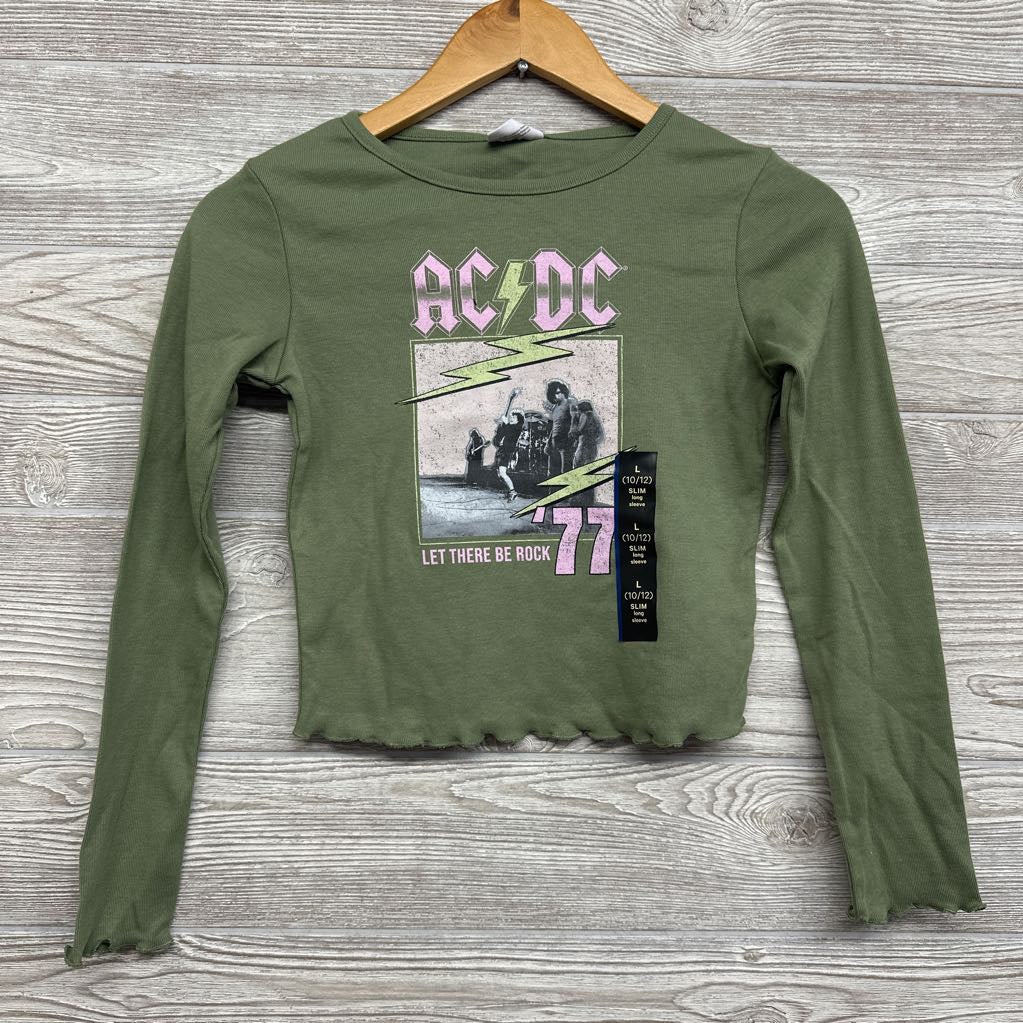 NEW Lettuce Trim Shrit AC/DC 10-12