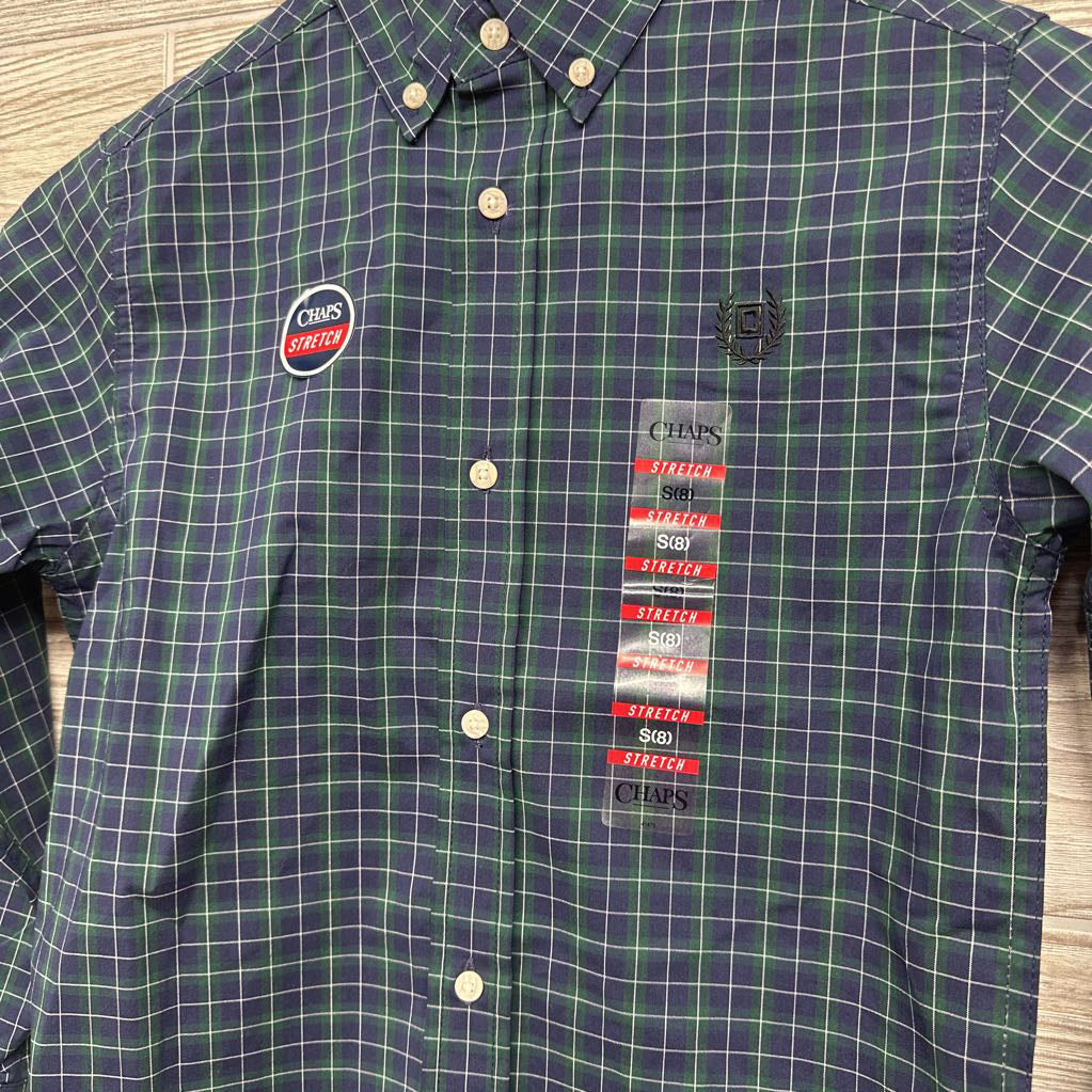 NEW Gingham Button Up Shirt 8