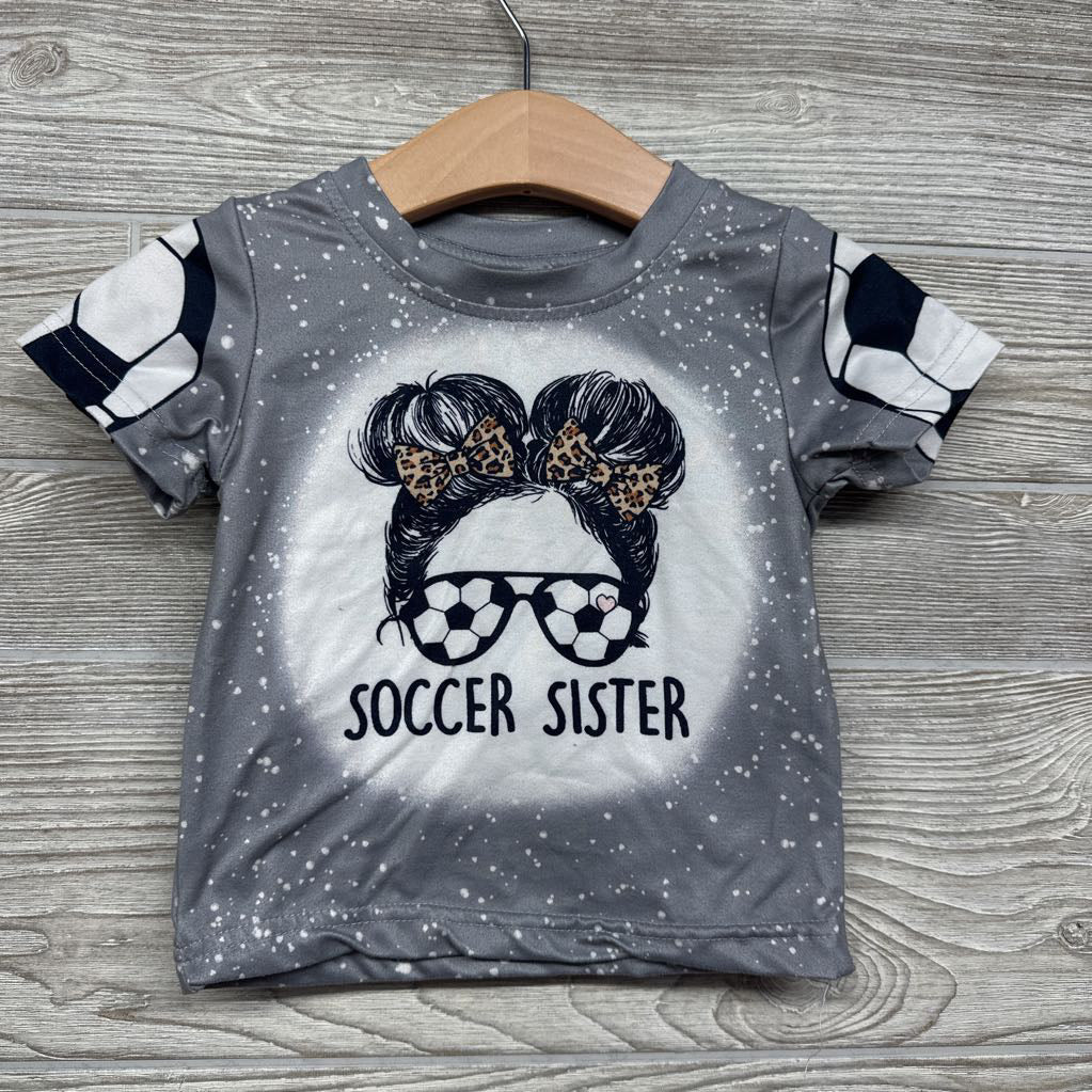 Shirt Soccer Sister 12M