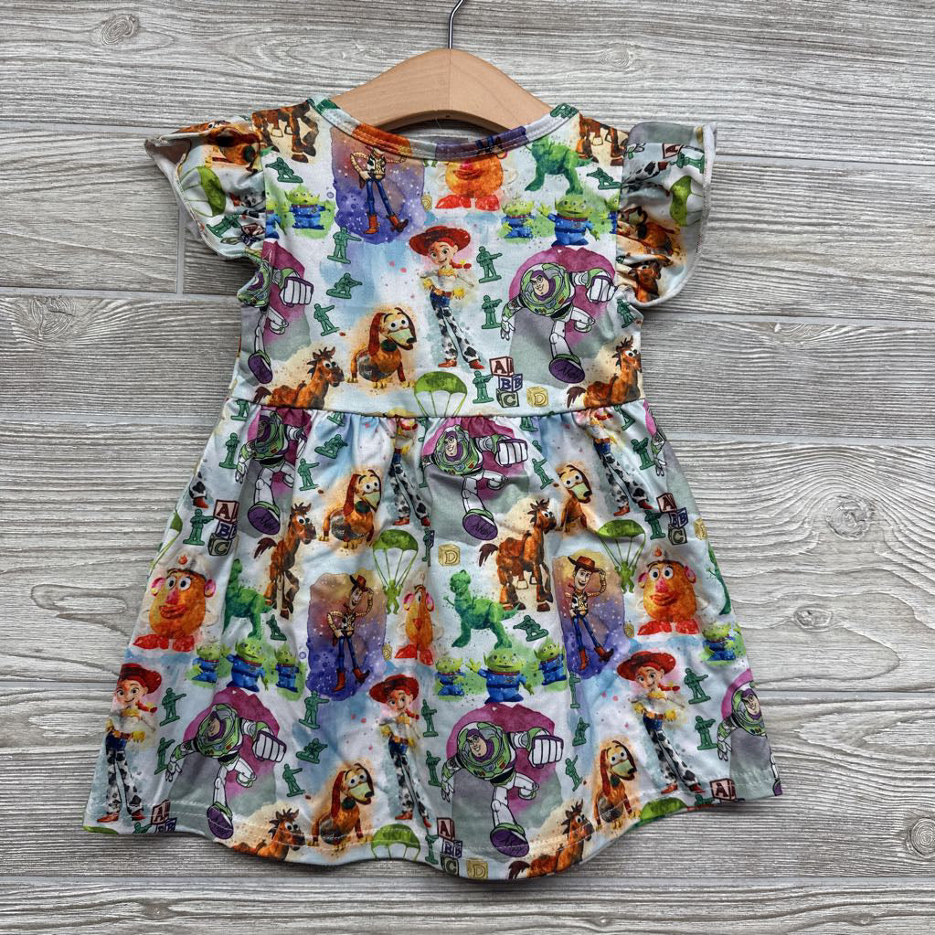 Flutter Sleeve Dress Characters 12-18M