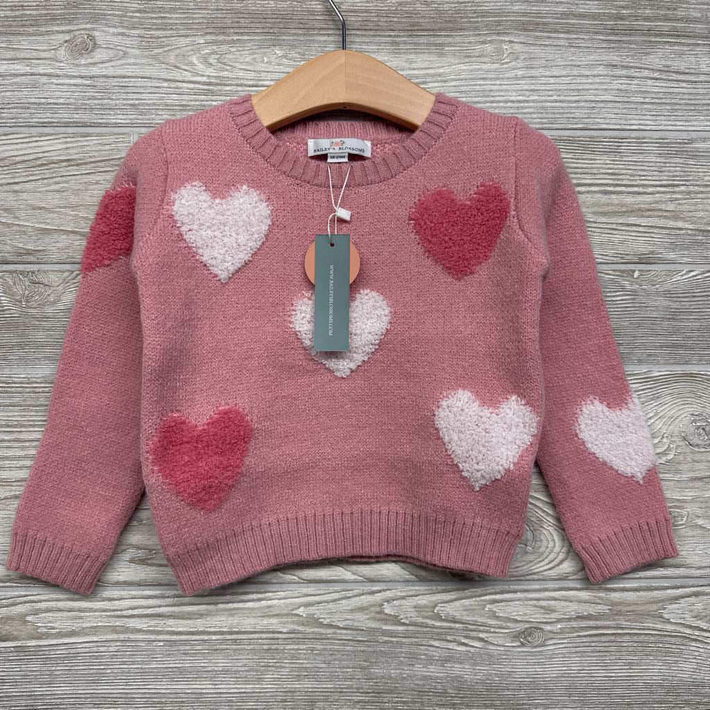 NEW Sweater Hearts 18-24M