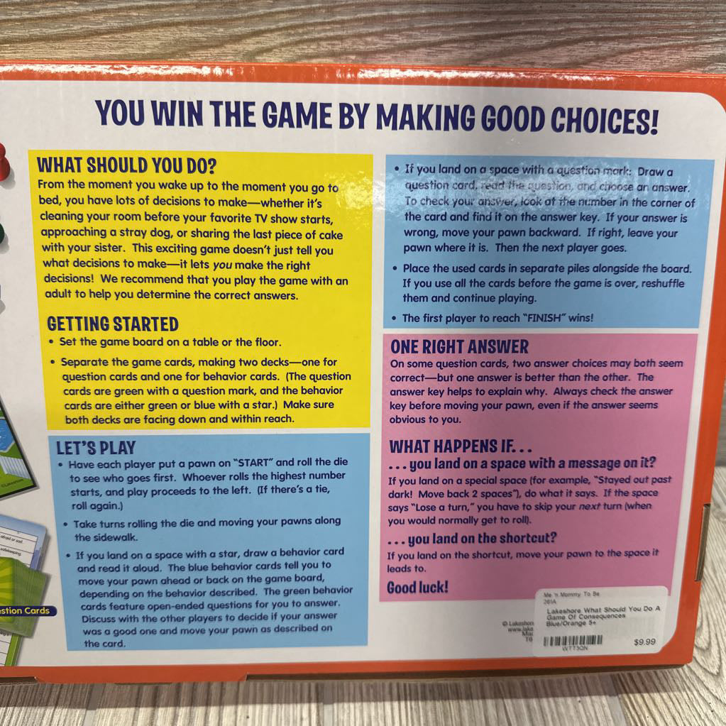 What Should You Do A Game Of Consequences