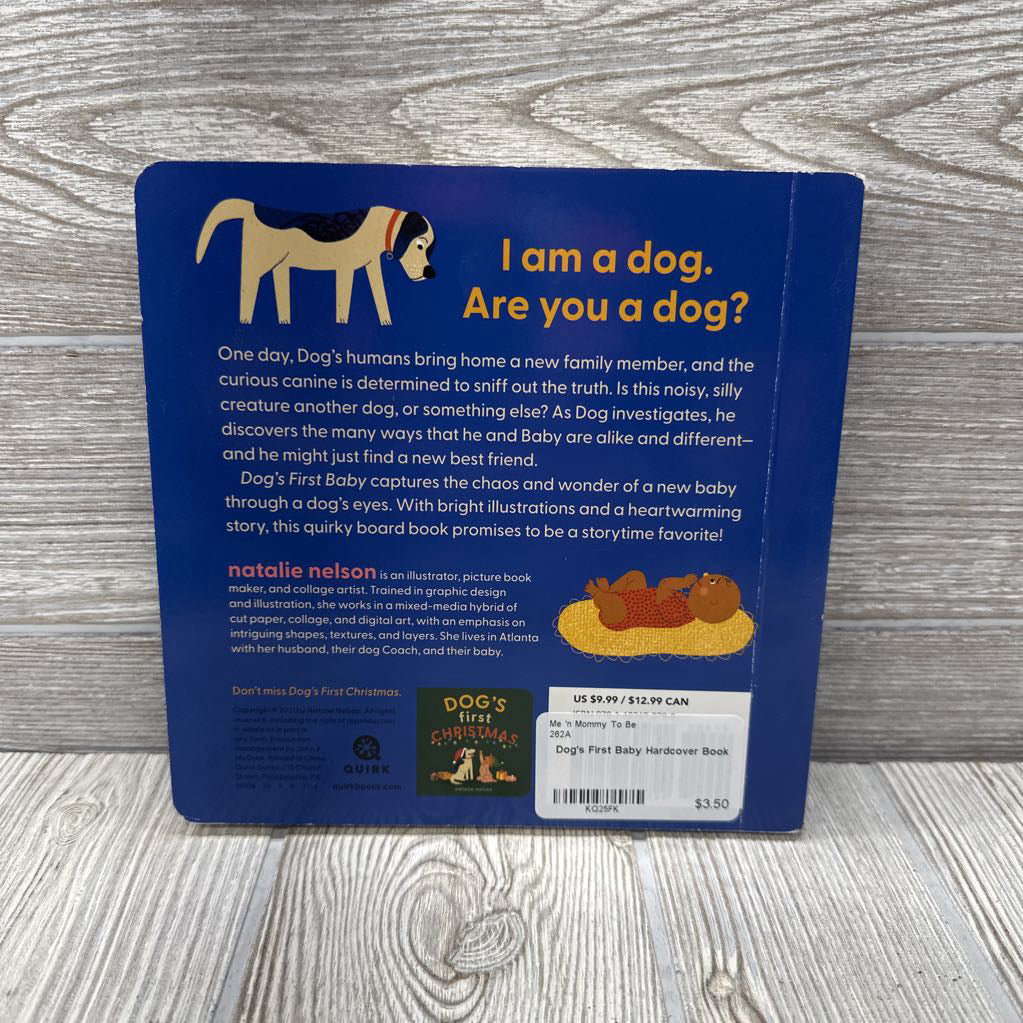 Dog's First Baby Hardcover Book