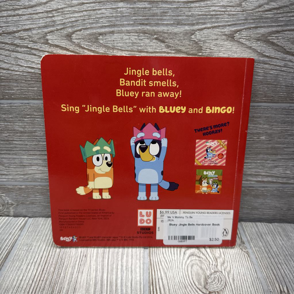 Bluey Jingle Bells Hardcover Book