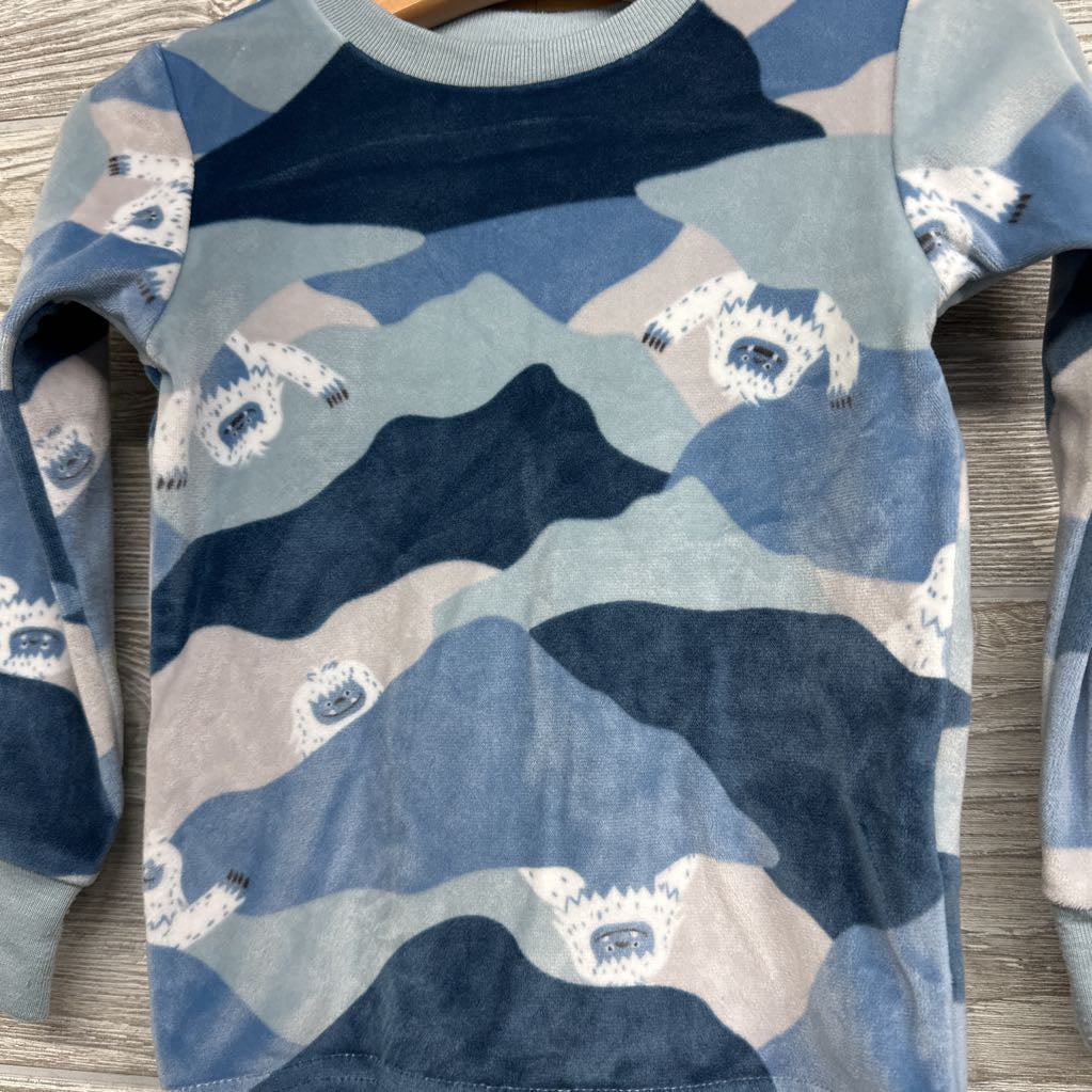 2 Pc LS Cozy PJs Yetis 2T