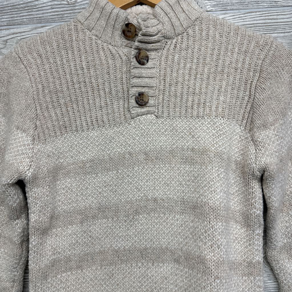 Henley Sweater Stripes 8-10