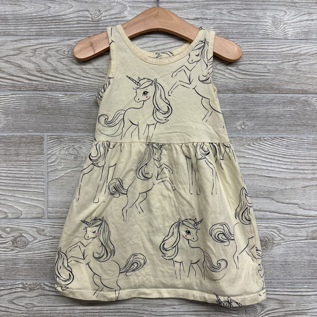 Tank Dress Unicorns 3-4T