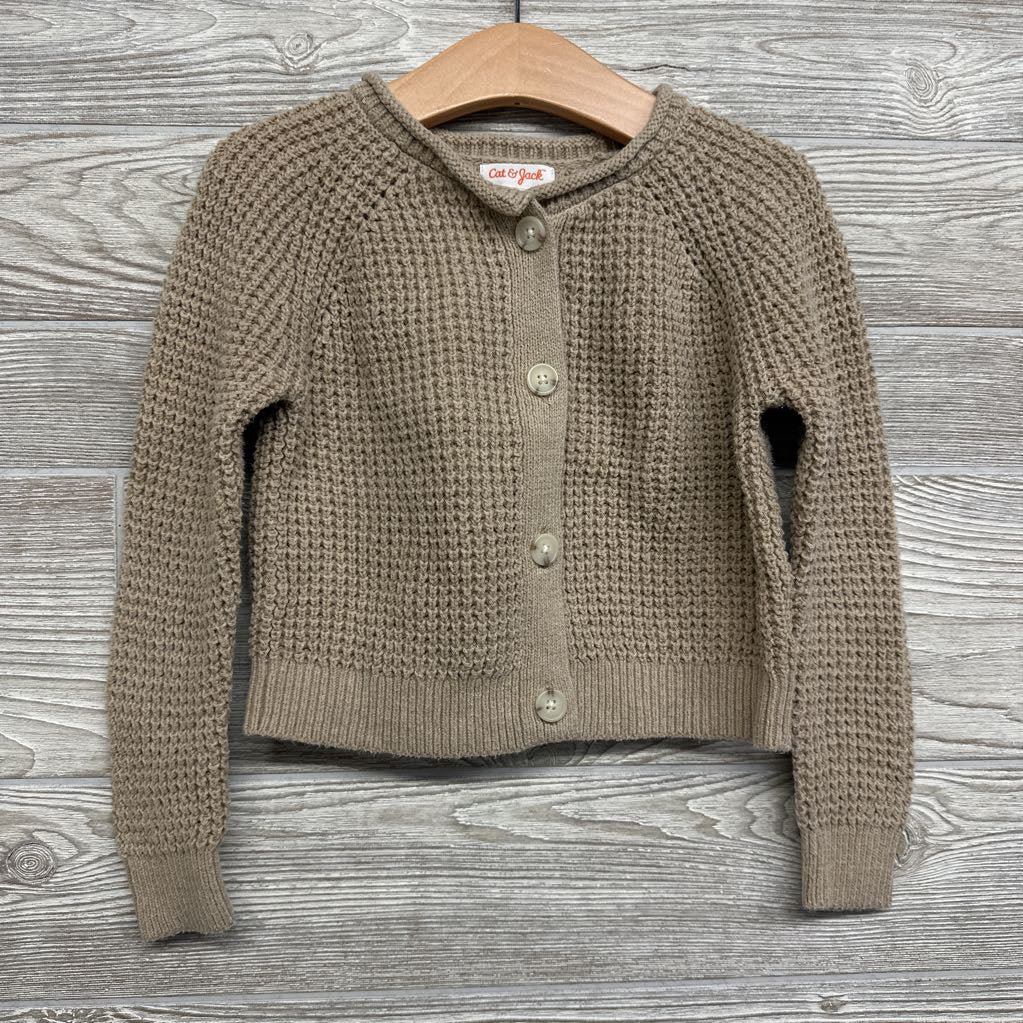 Chunky Knit Sweater Cardigan 4T
