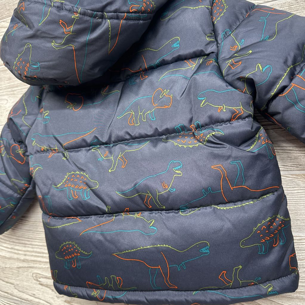NEW Puffer Coat Dinosaurs 2t