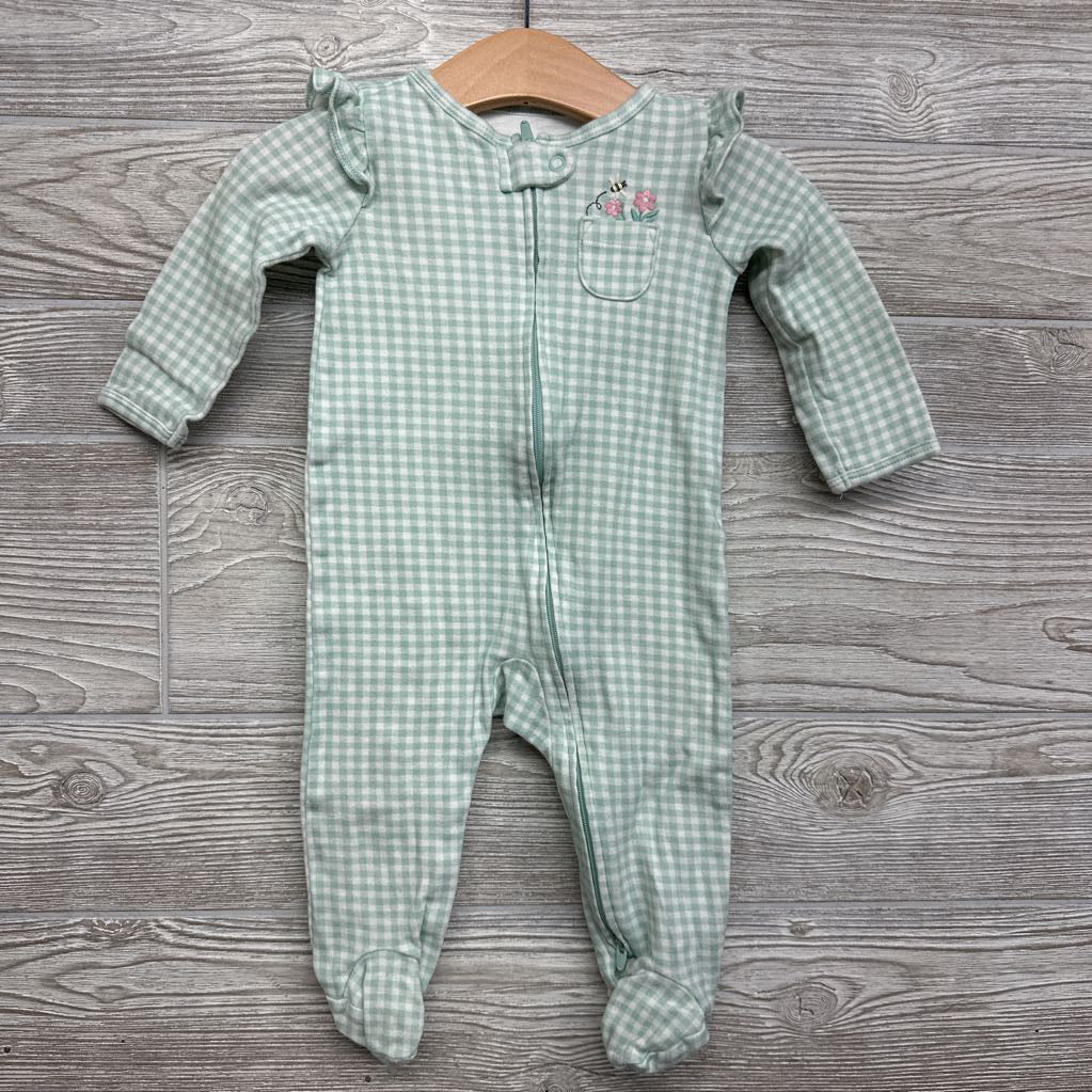 Sleeper Gingham Chest Pocket 9M