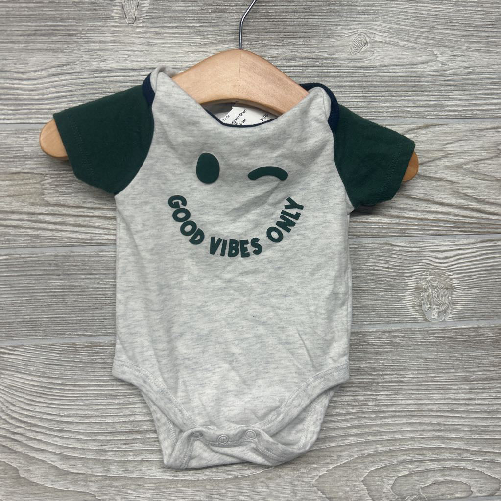 Bodysuit Good Vibes Only 0-3M