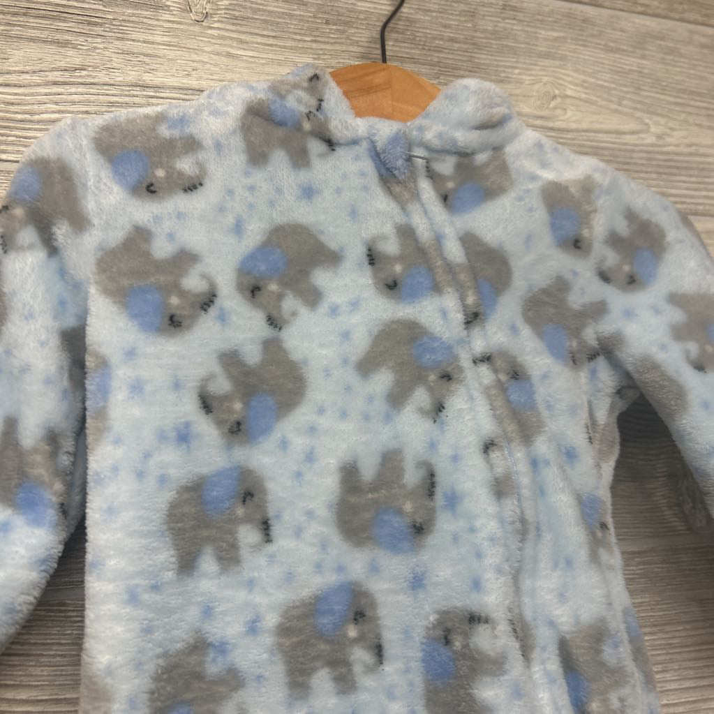 LS Plush Outfit W/ Hood Elephants 0-3M