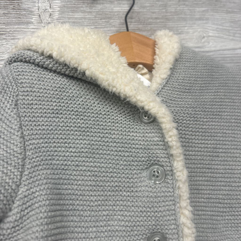 Sherpa Lined Knit Jacket 12-18M
