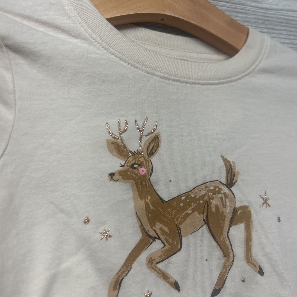 LS Shirt Glitter Deer 3T