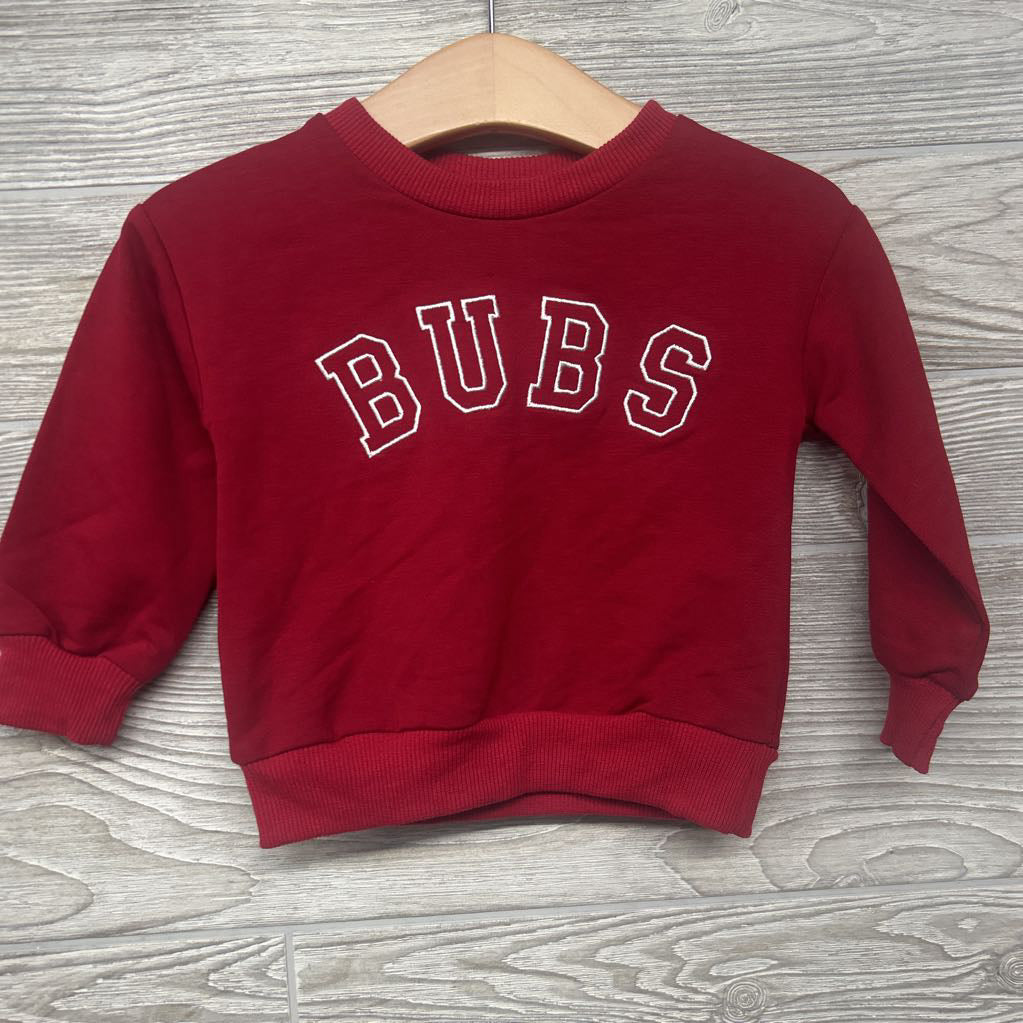 NEW Crewneck Embroidered Bubs 9-12M
