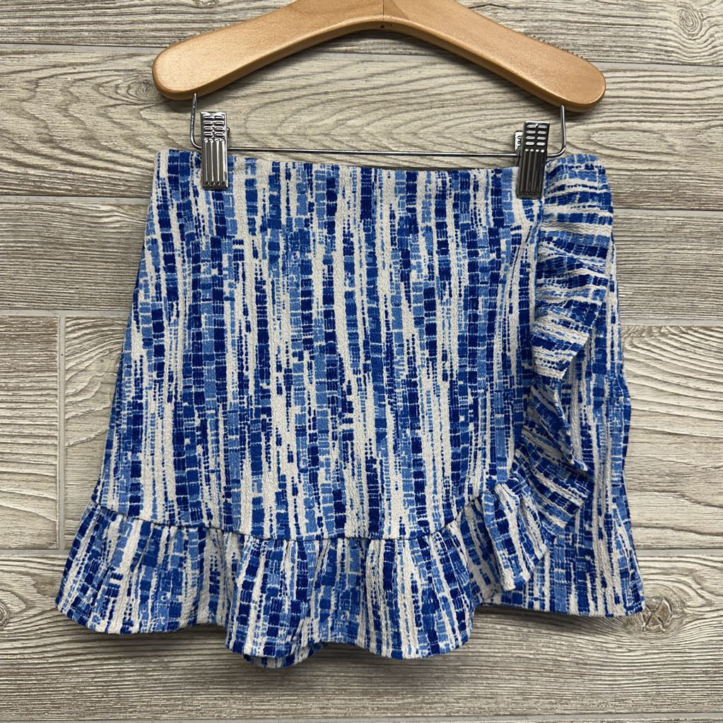 Textured Wrap Skort Printed 11-12