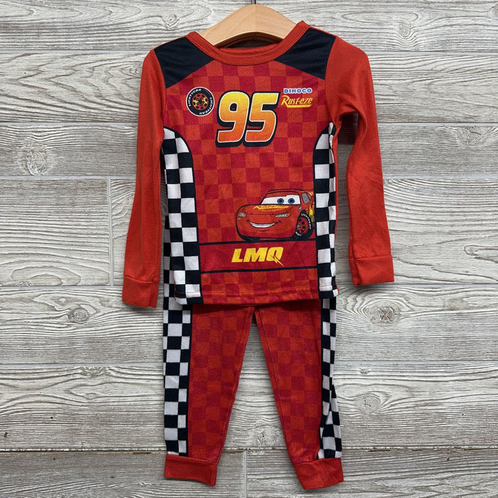 2 Pc LS PJs Lightning McQueen 5T