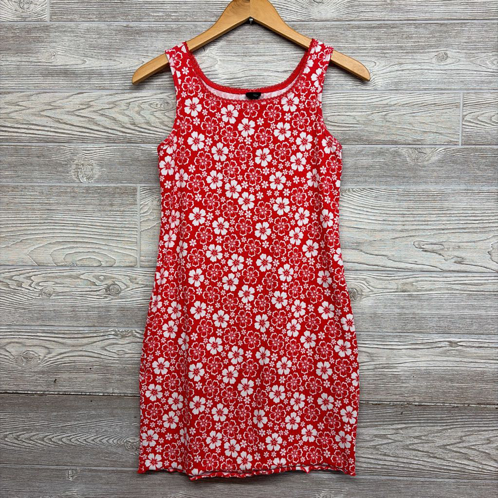 Ribbed Tank Dress Flowers 16-18