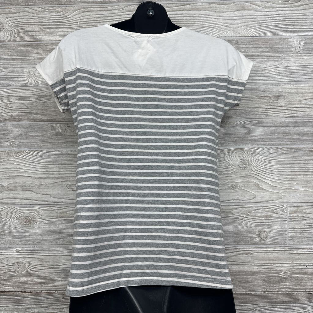 Nursing Shirt Stripes Large