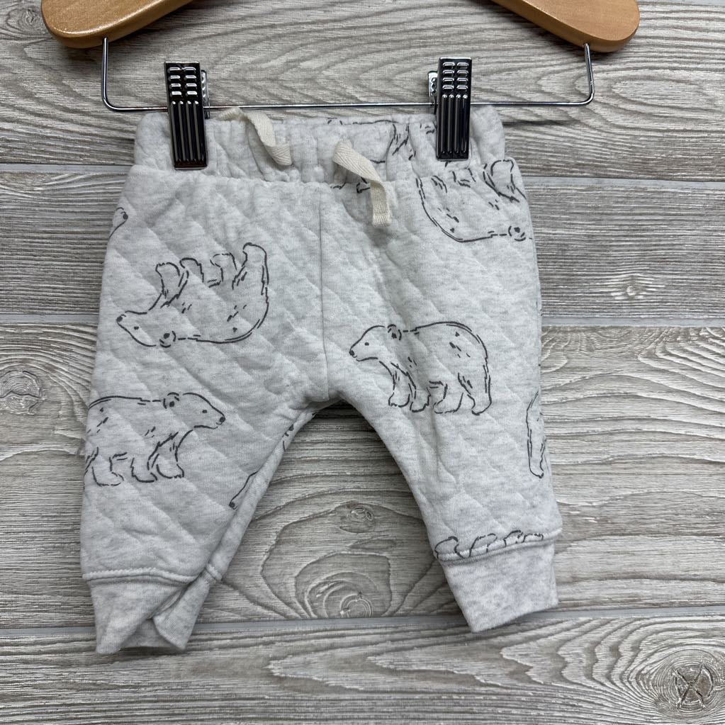 Quilted Crewneck Hugs & Joggers Polar Bears 0-3M