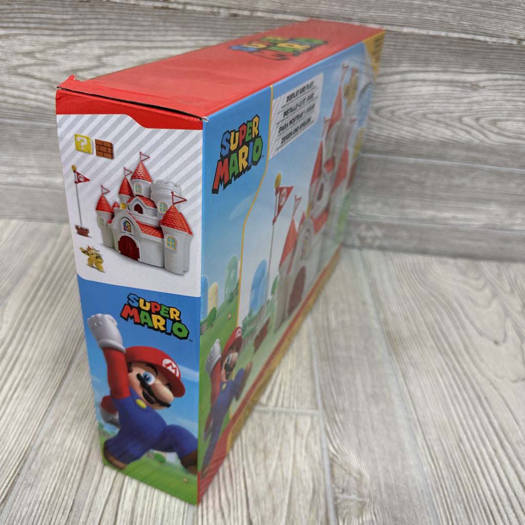 NEW Deluxe Mushroom Kingdom Castle Playset