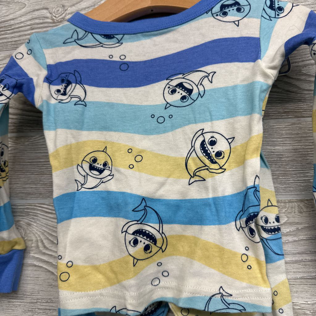 2 Pc LS PJs Baby Shark 2T