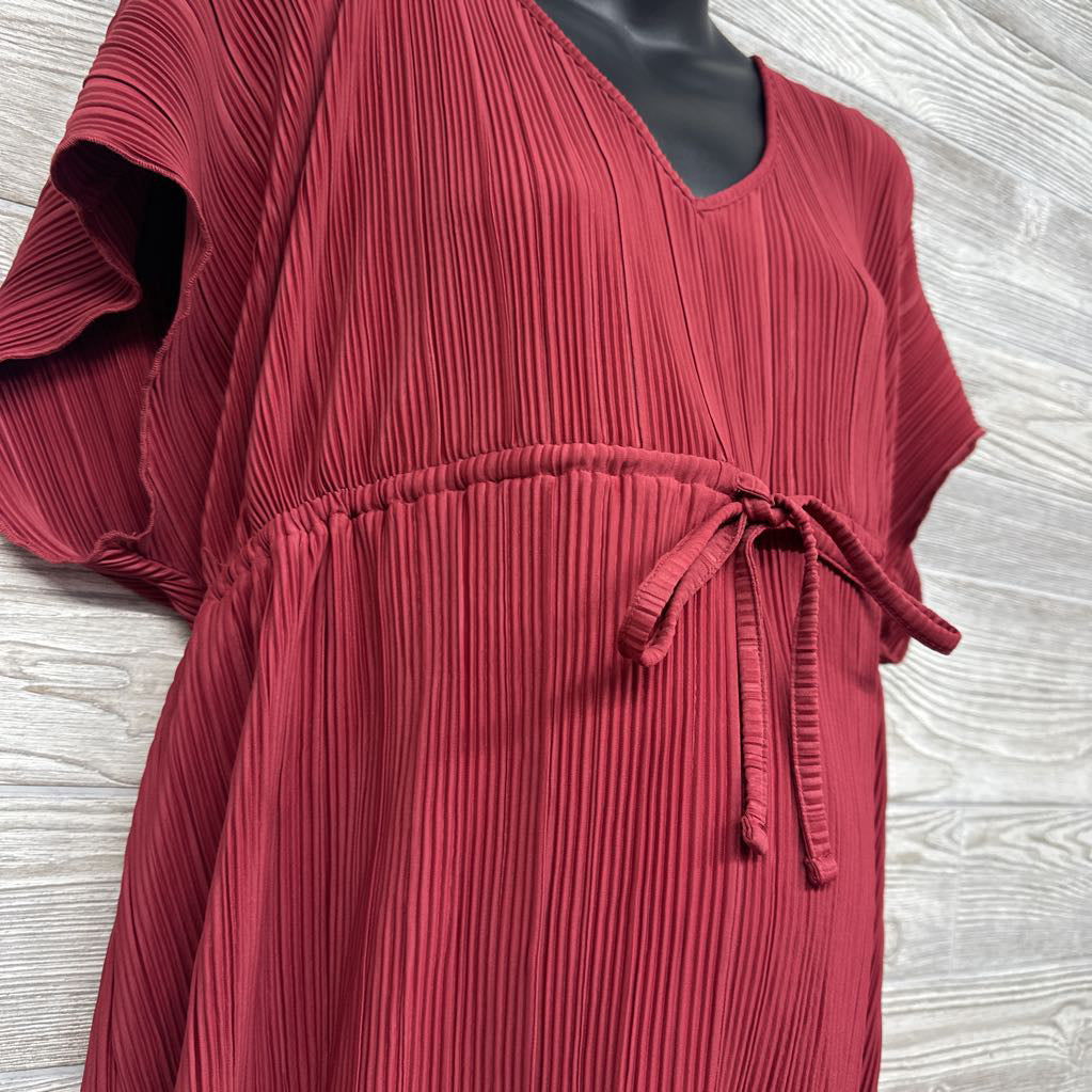 Accordion V Neck Blouse L