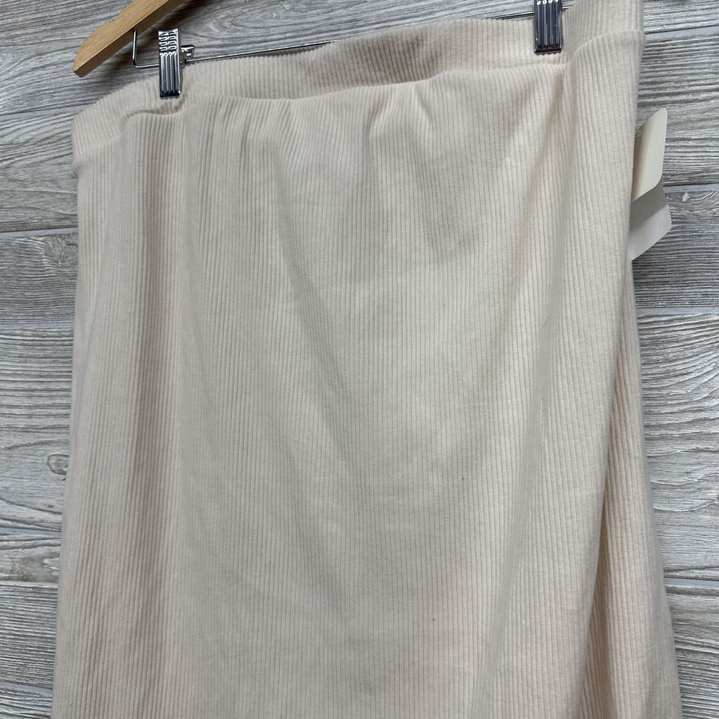 NEW Ribbed Maxi Skirt Large