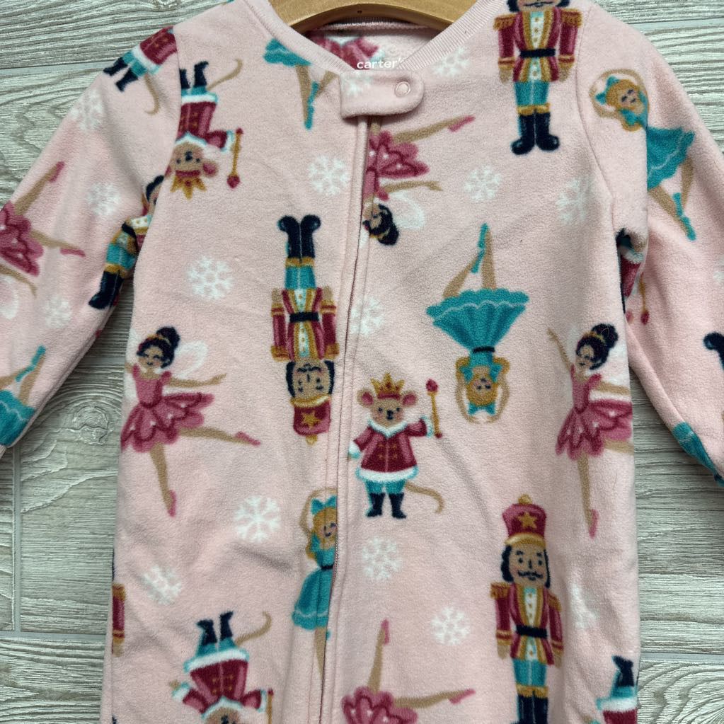 Blanket Sleeper Nutcrackers Snowflakes 18M