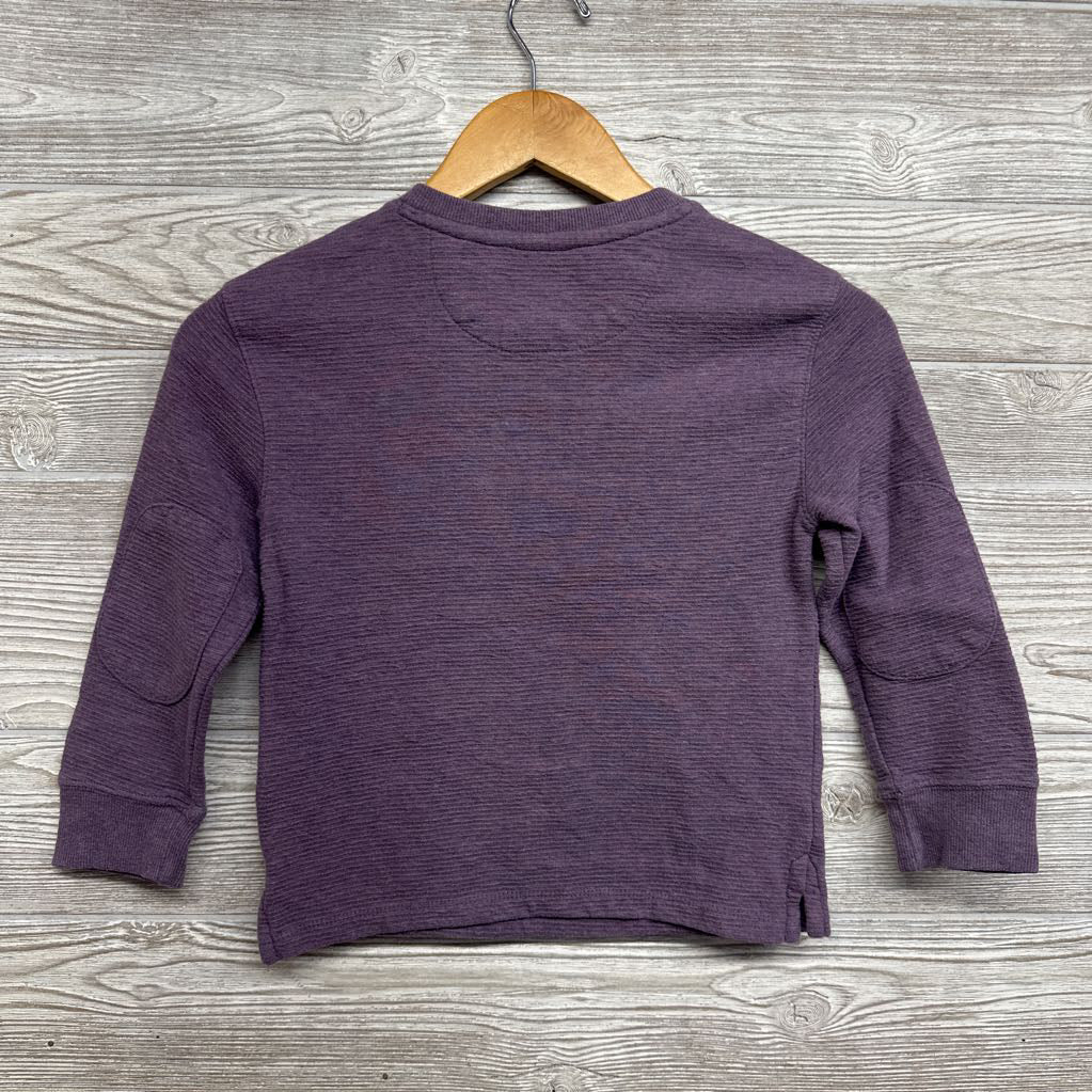 LS Ribbed Henley Shirt 4-5