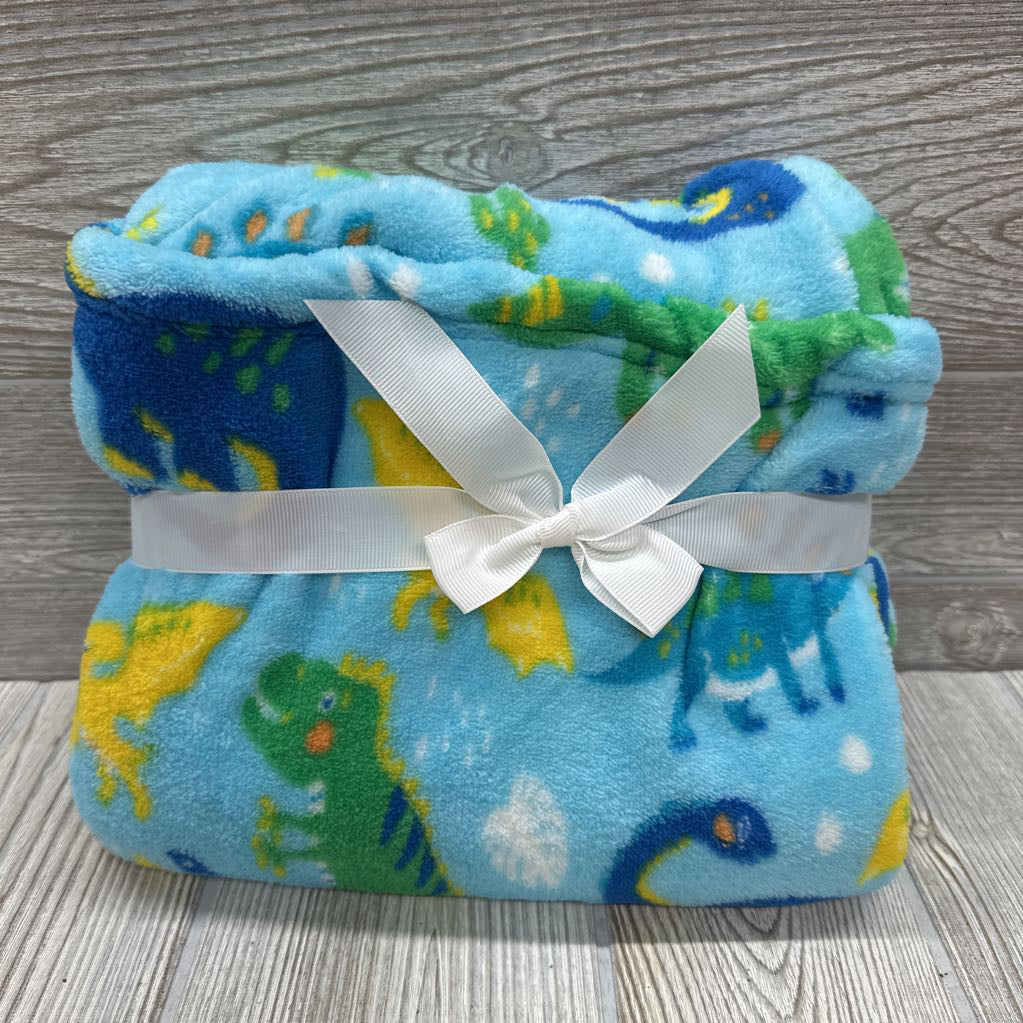 NEW Hooded Plush Dinosaur Throw Blanket