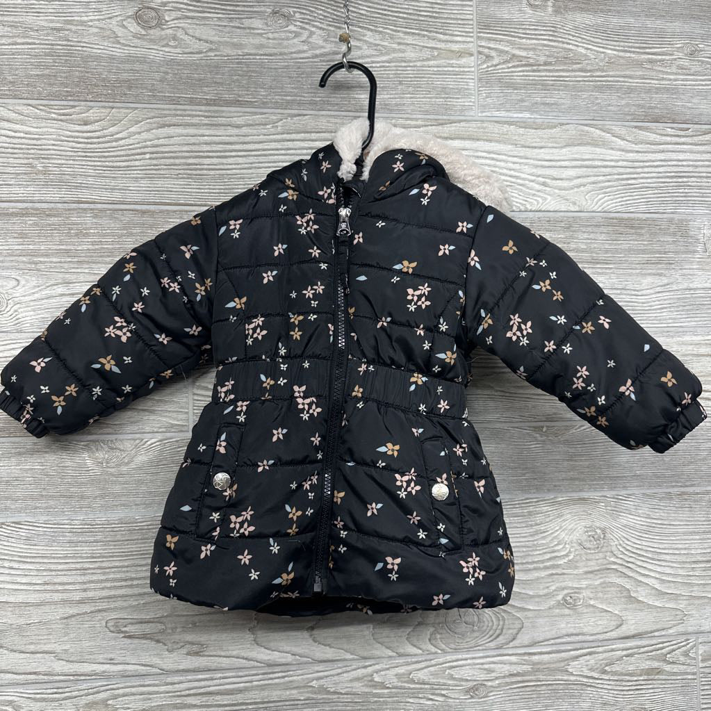 Winter Coat Flowers 18M