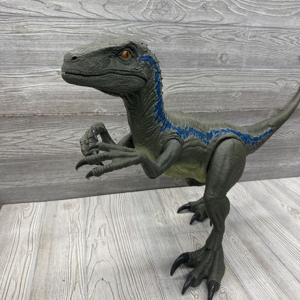 Super Colossal Velociraptor Blue Dinosaur